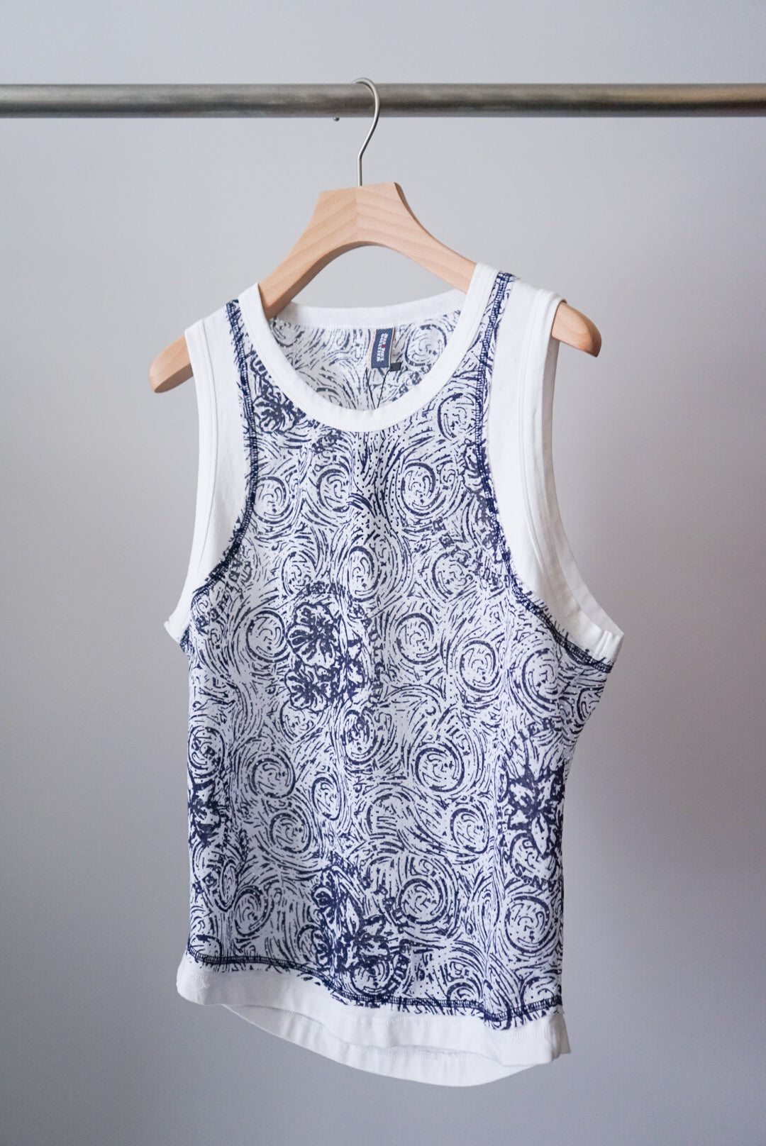 Jean paul gaultier mesh sleeveless tee