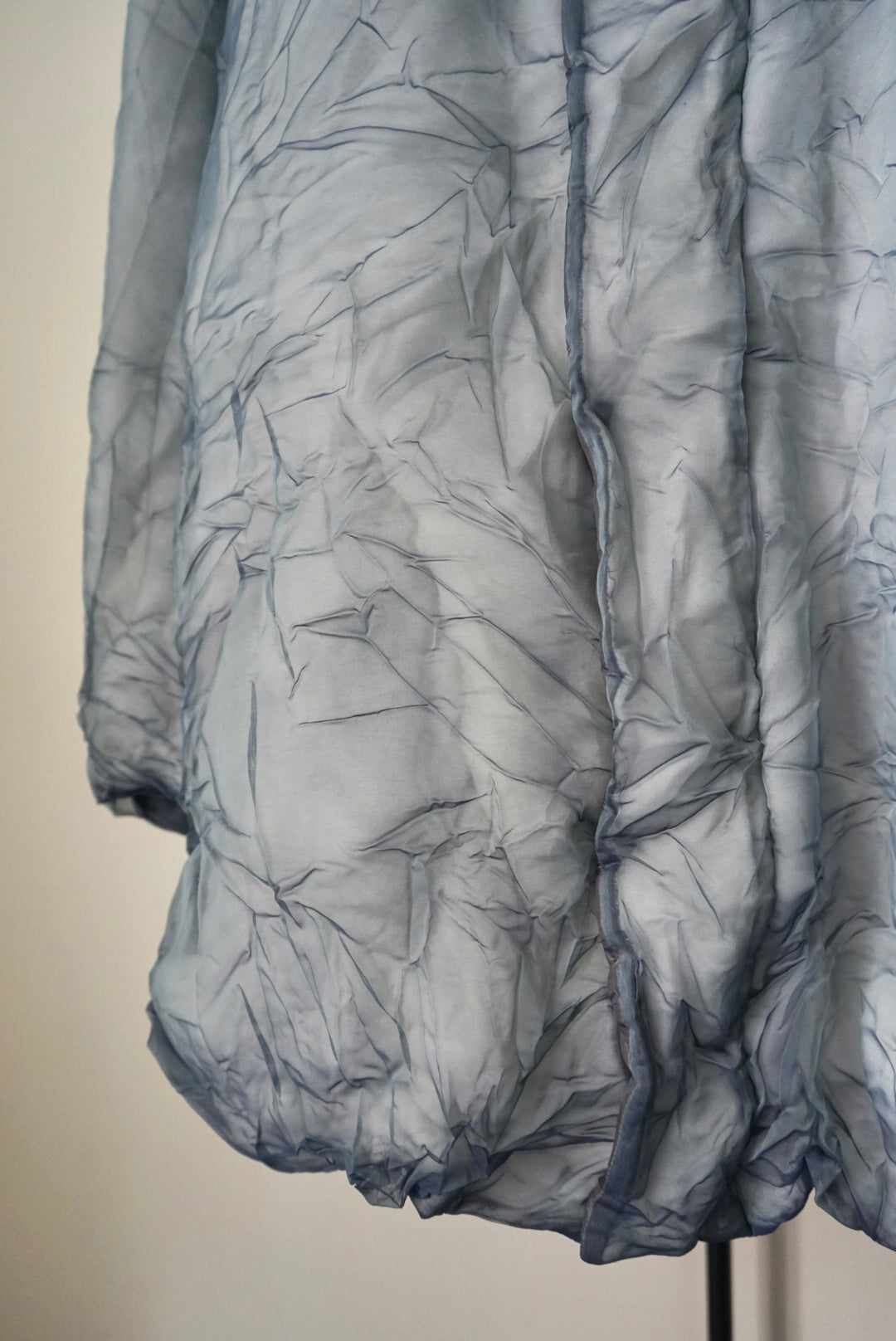 【DSCHUNGEL.】CRINKLED ORGANZA PADDED COAT