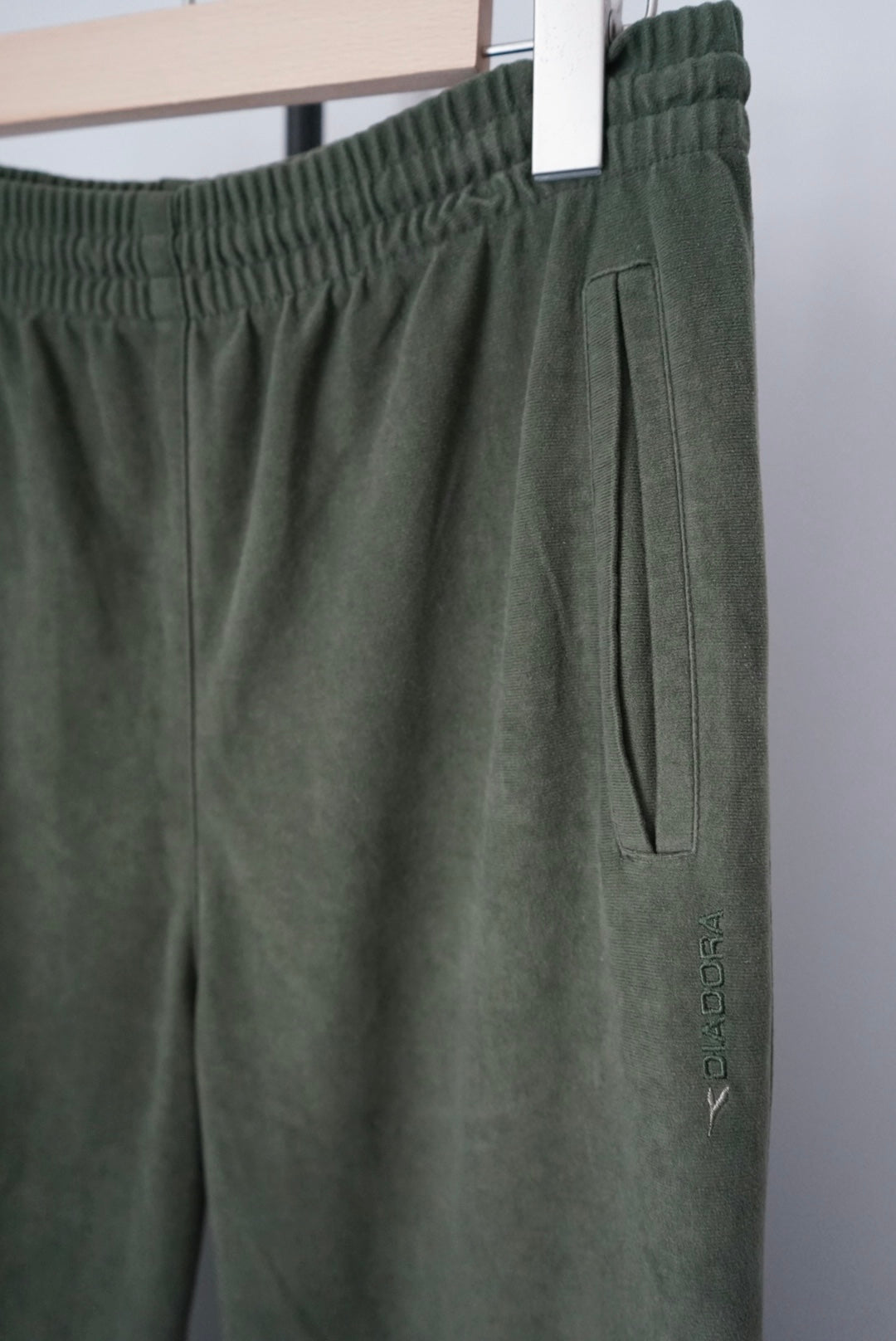 "DIADORA" velvet jersey pants