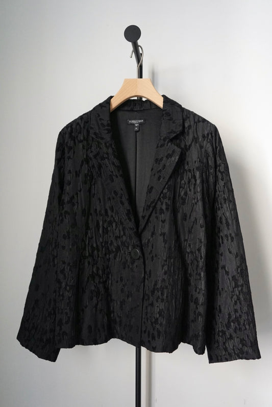 Silk chenille design fabric jacket