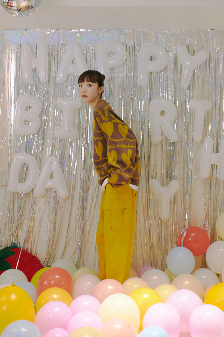 【SHOTAHIYAMA】 balloon cargo pants mustard