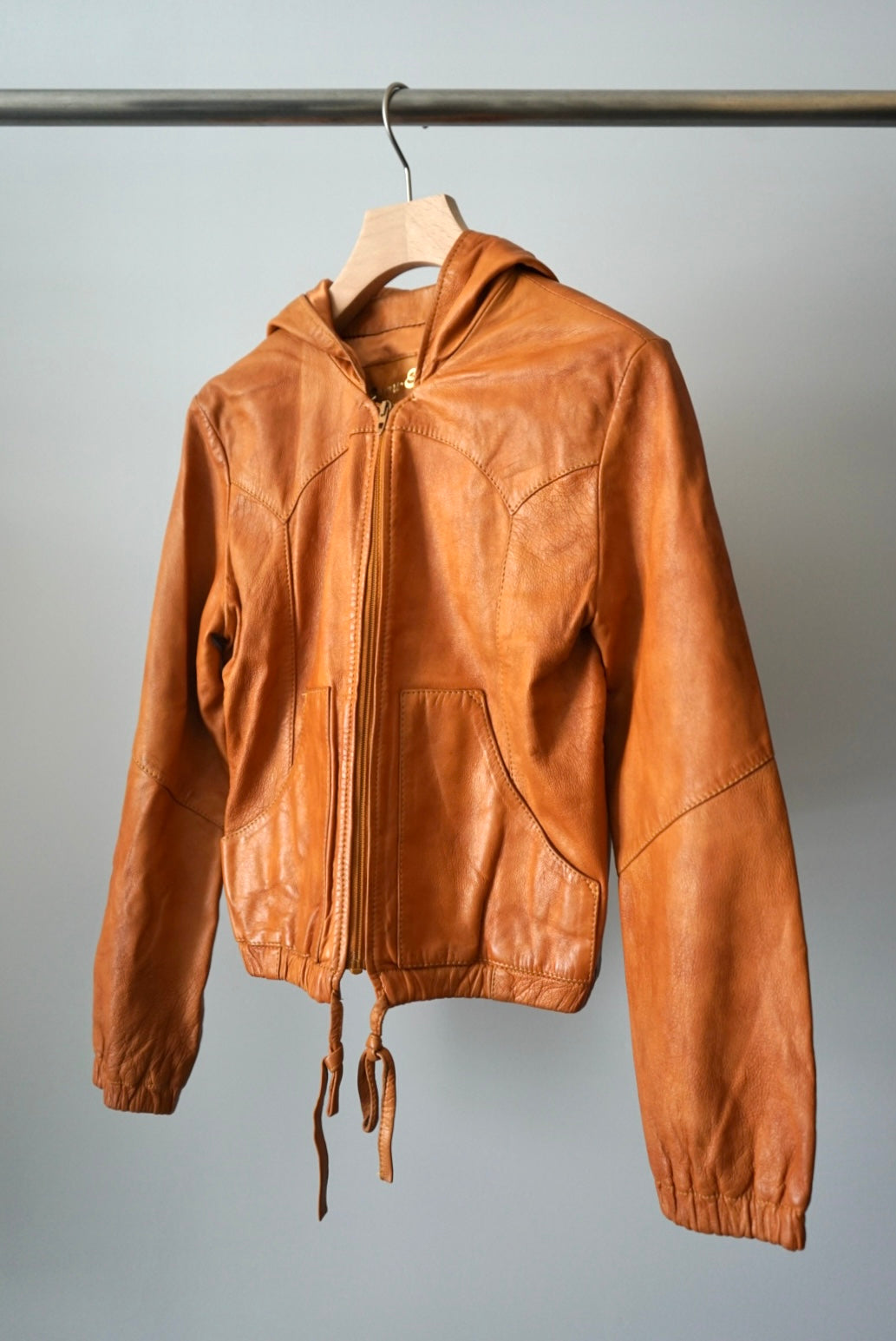 Leather foodie jacket