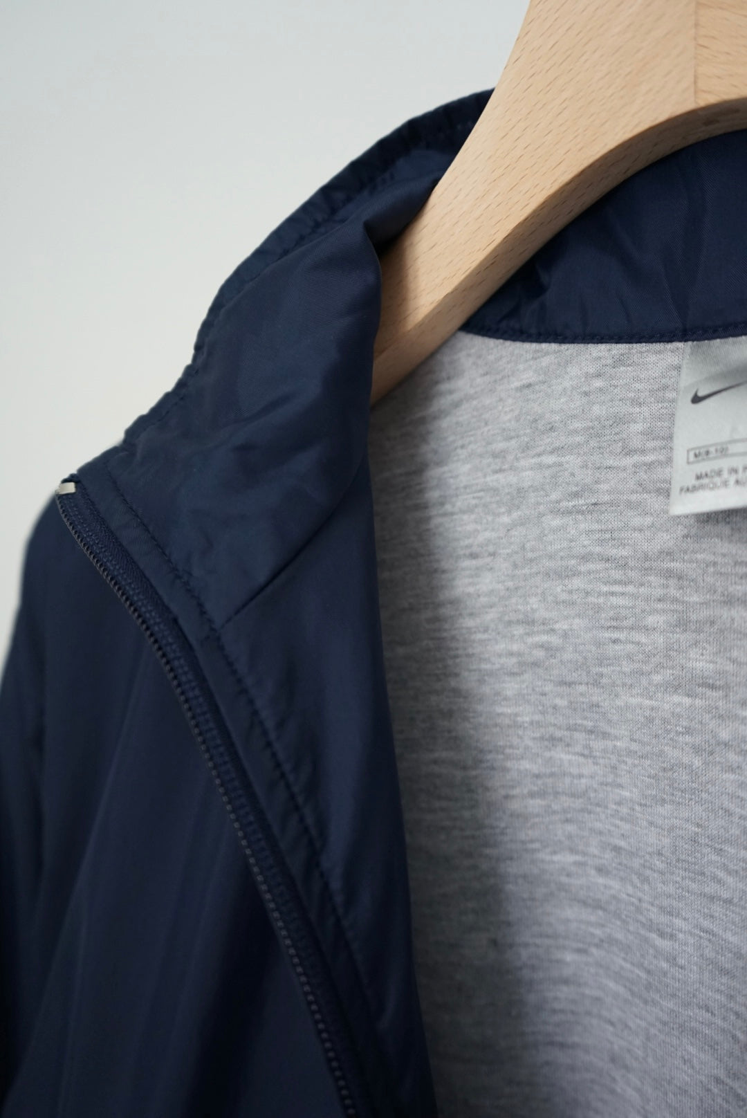 "NIKE" pullover nylon jacket