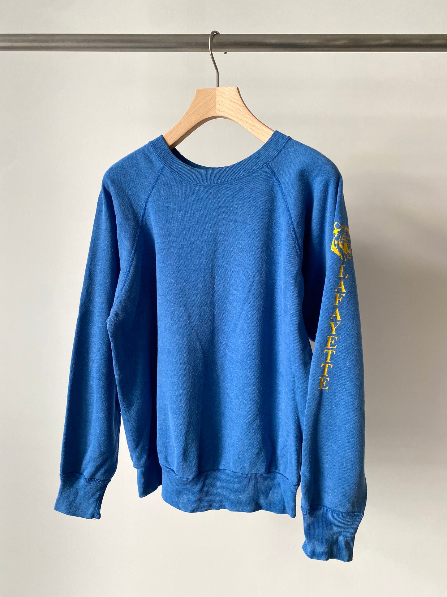 Sleeve print raglan sweat