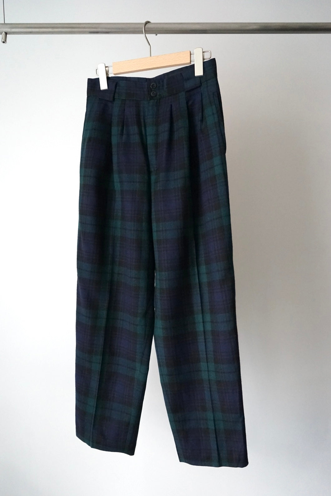 Black watch check pant made in Bulgaria
