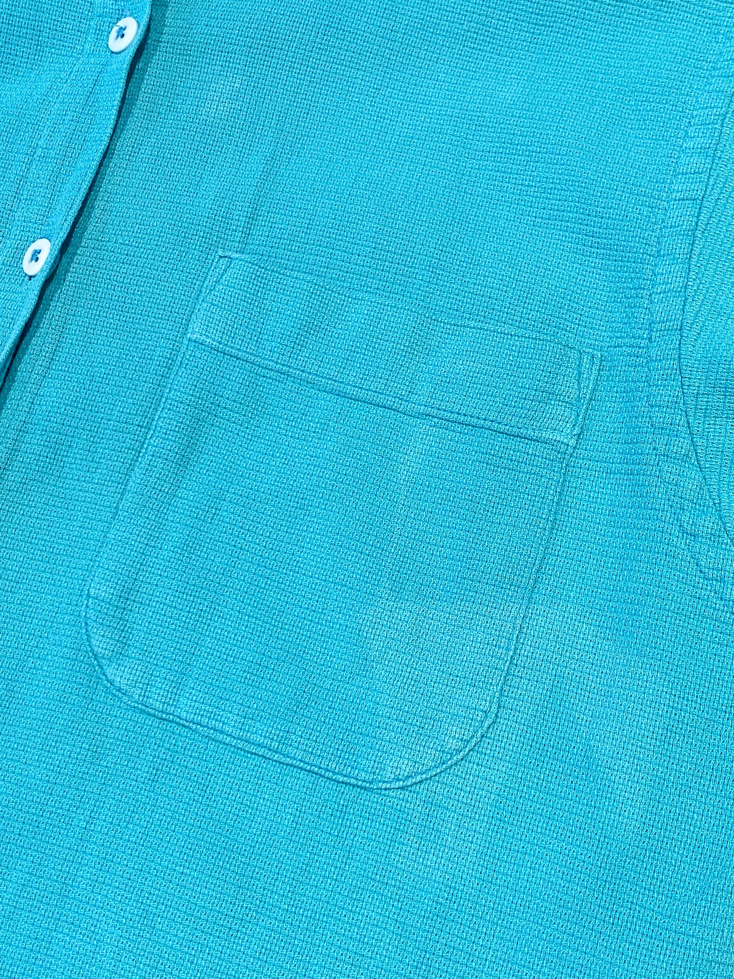 Turquoise cotton shirt