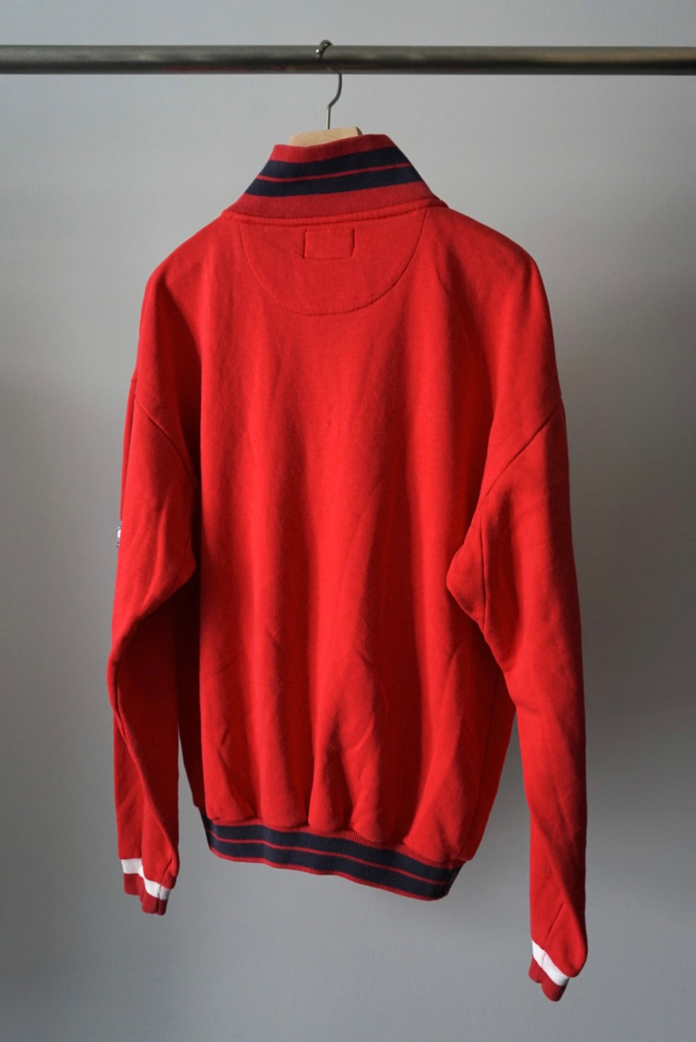 Half zip pullover sweat