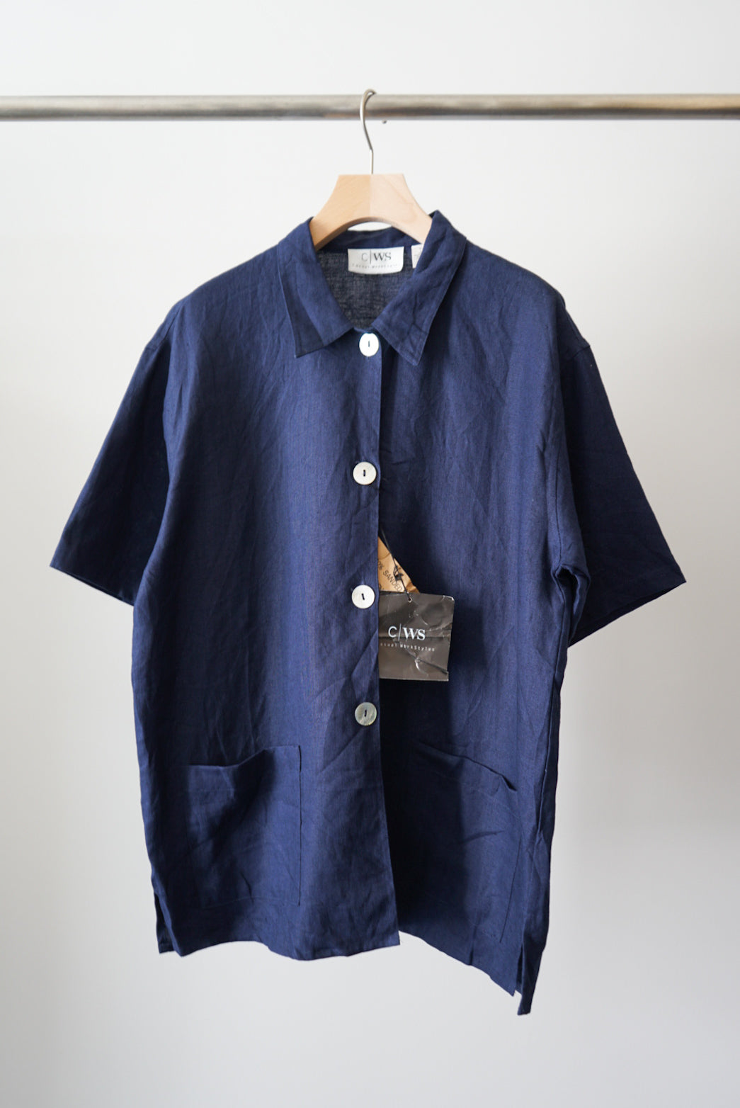 Linen pocket shirt dead stock