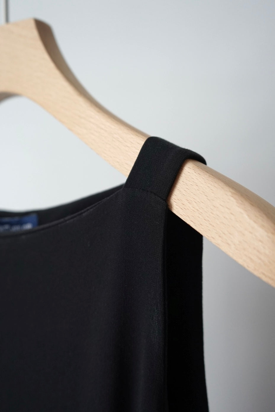 Sleeveless flat neck tops