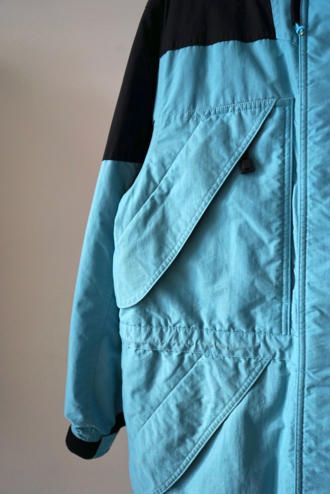 Mint blue mountain jacket