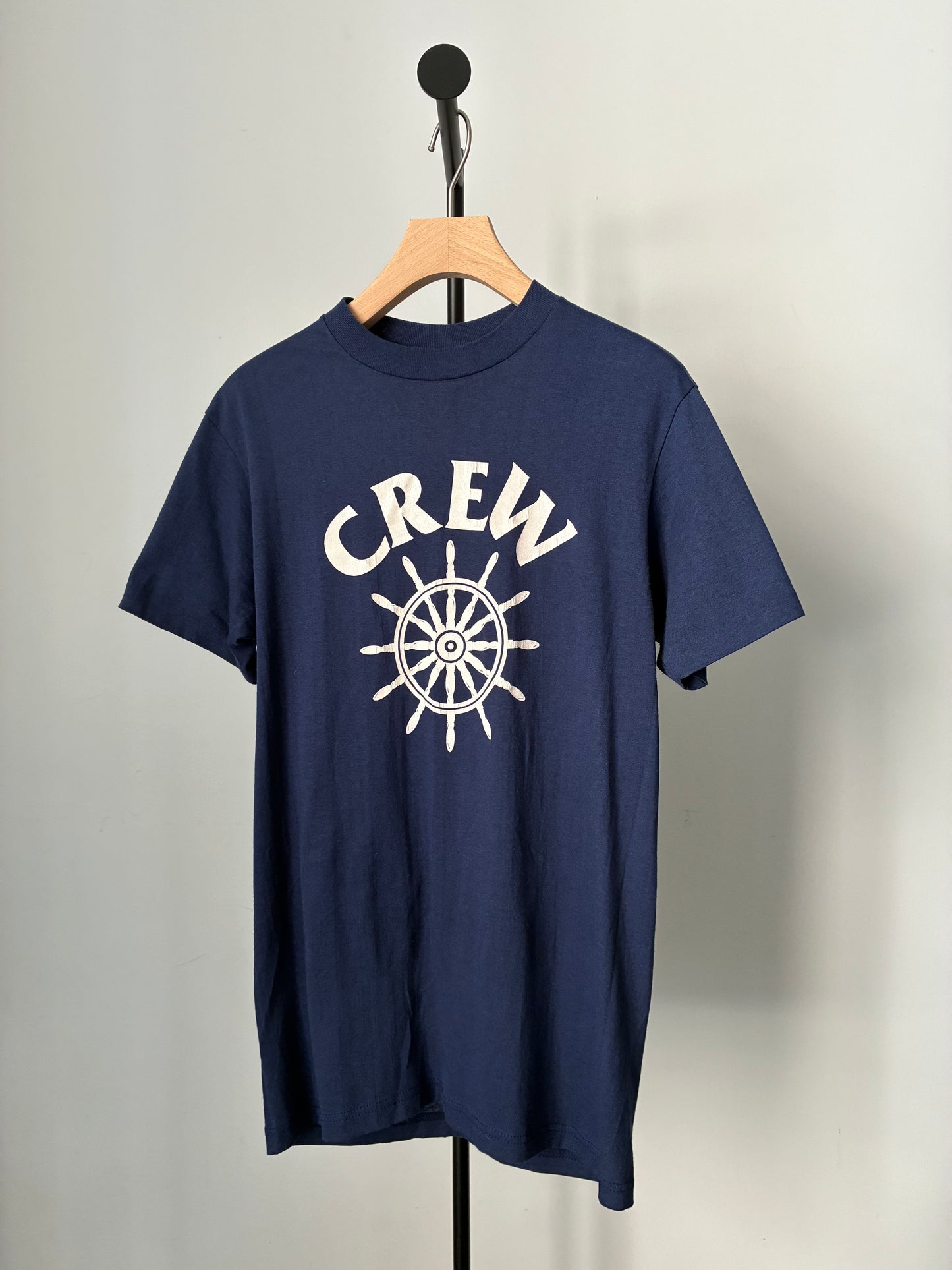 "CREW" steering wheel tee