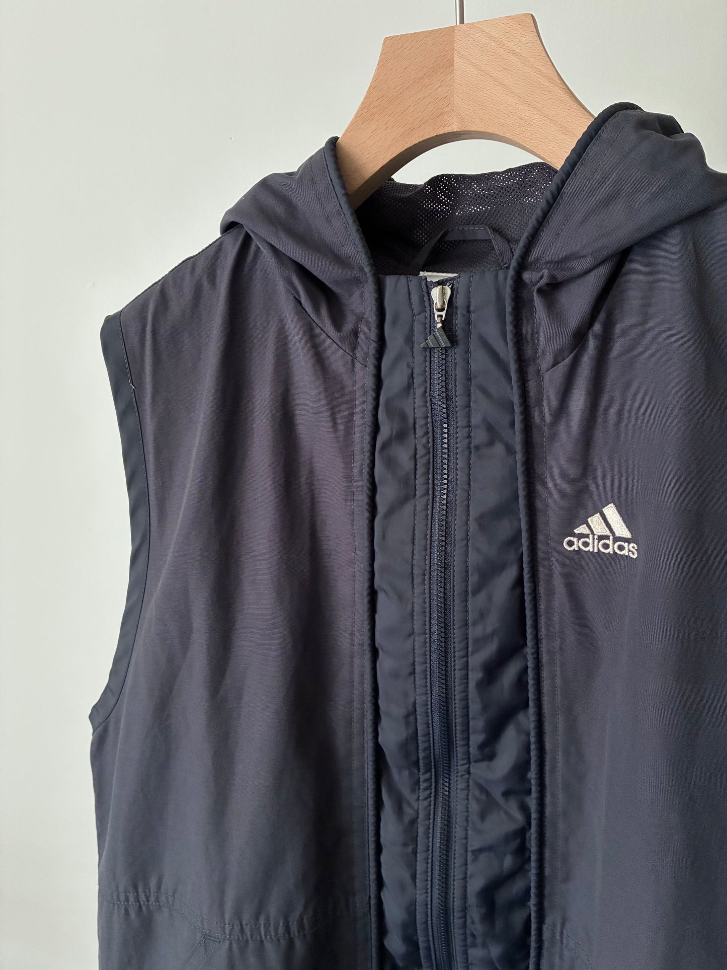"adidas" foodie cotton poly tech vest