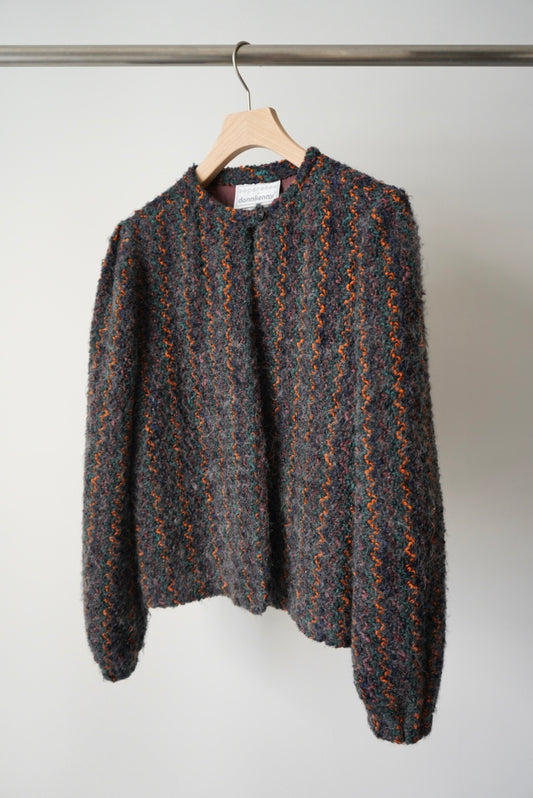 Color design cardigan jacket