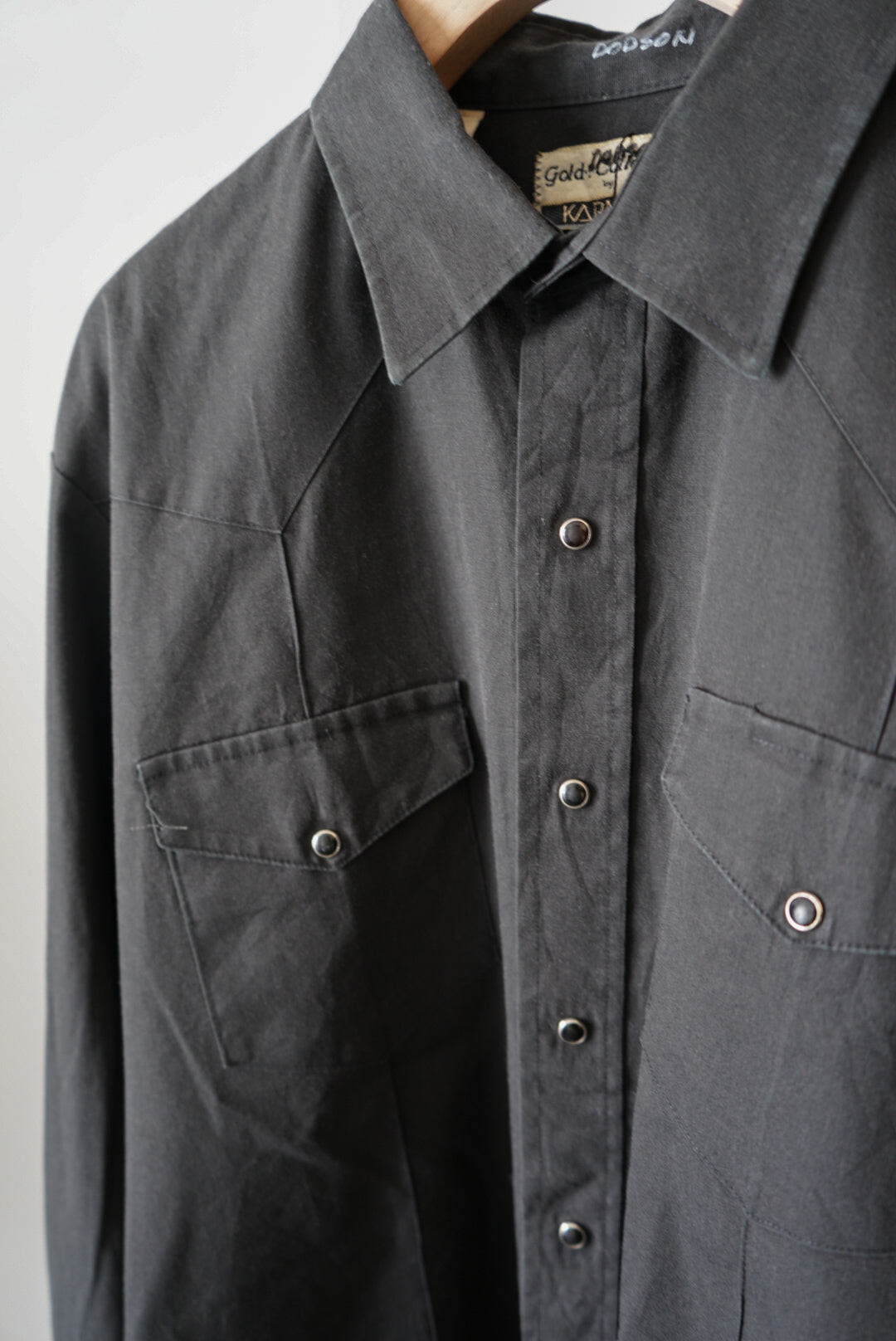 KARMAN black western shirt