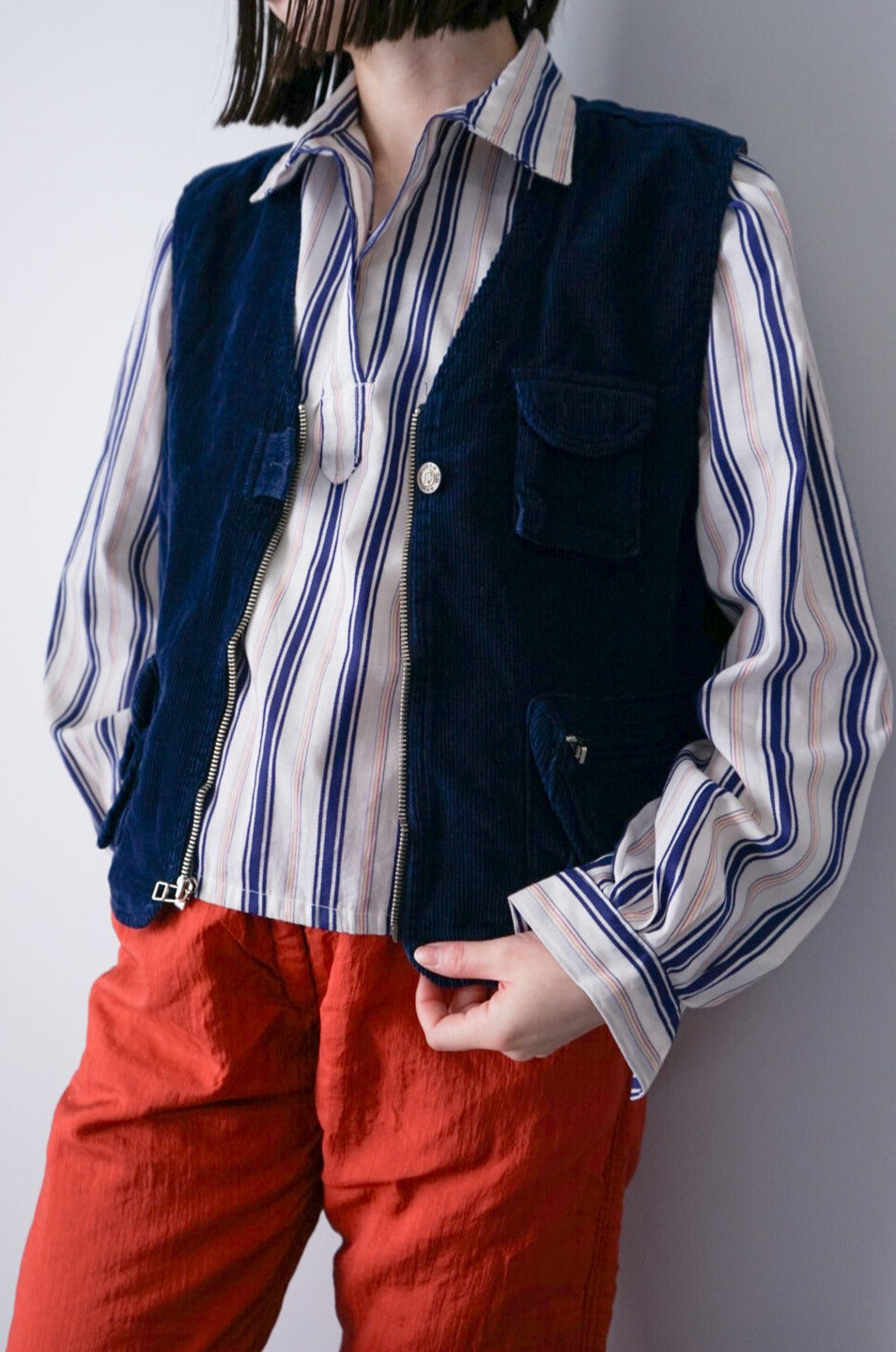 Stripe pullover shirt