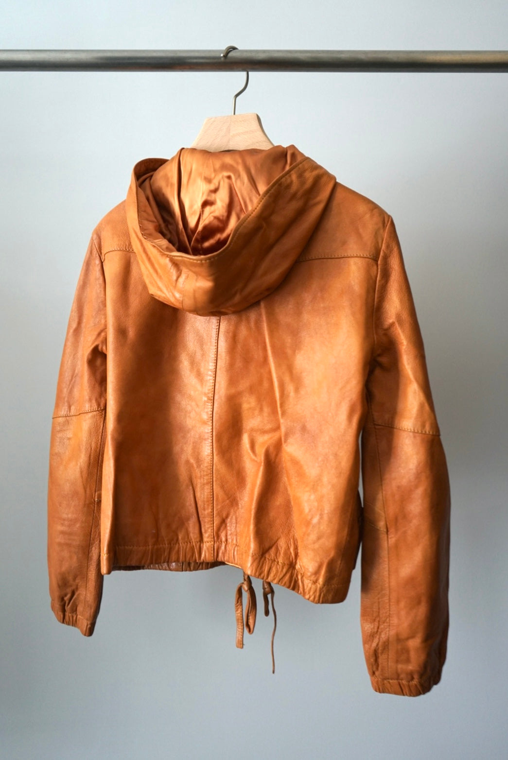 Leather foodie jacket