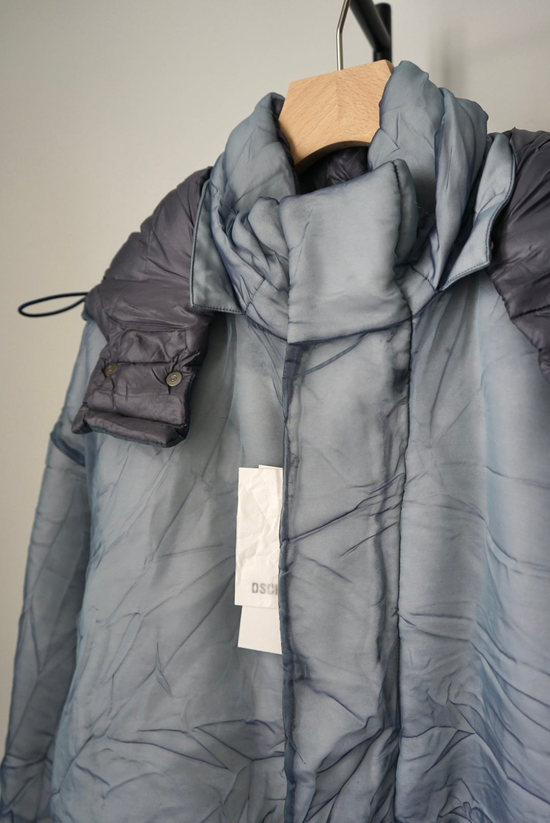 【DSCHUNGEL.】CRINKLED ORGANZA PADDED COAT
