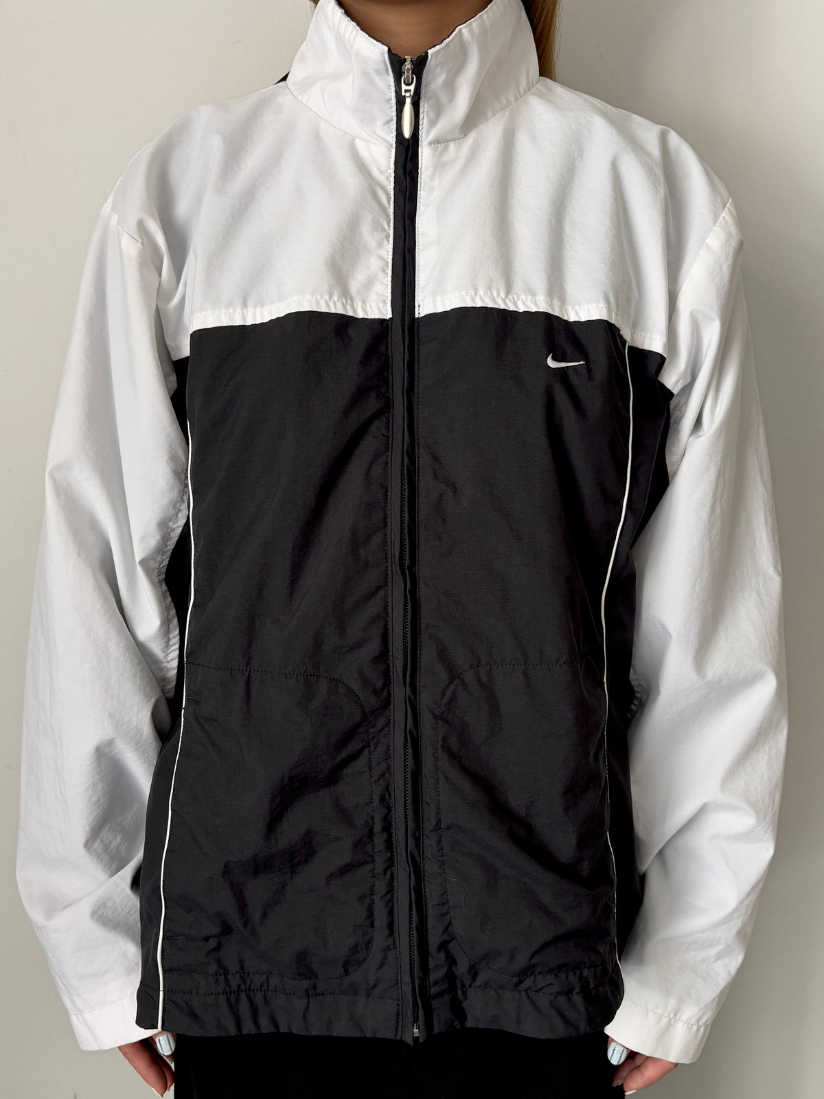 "NIKE" bicolor zipup jacket