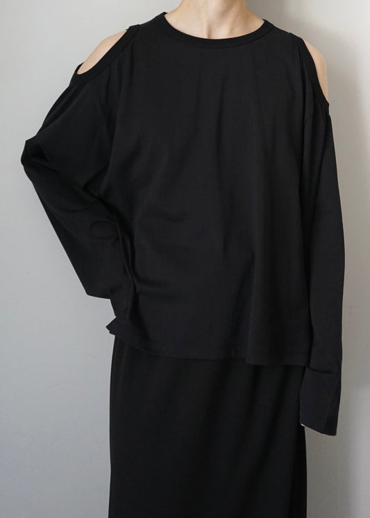 【HAKUJI】Compact cotton shoulder hole PO
