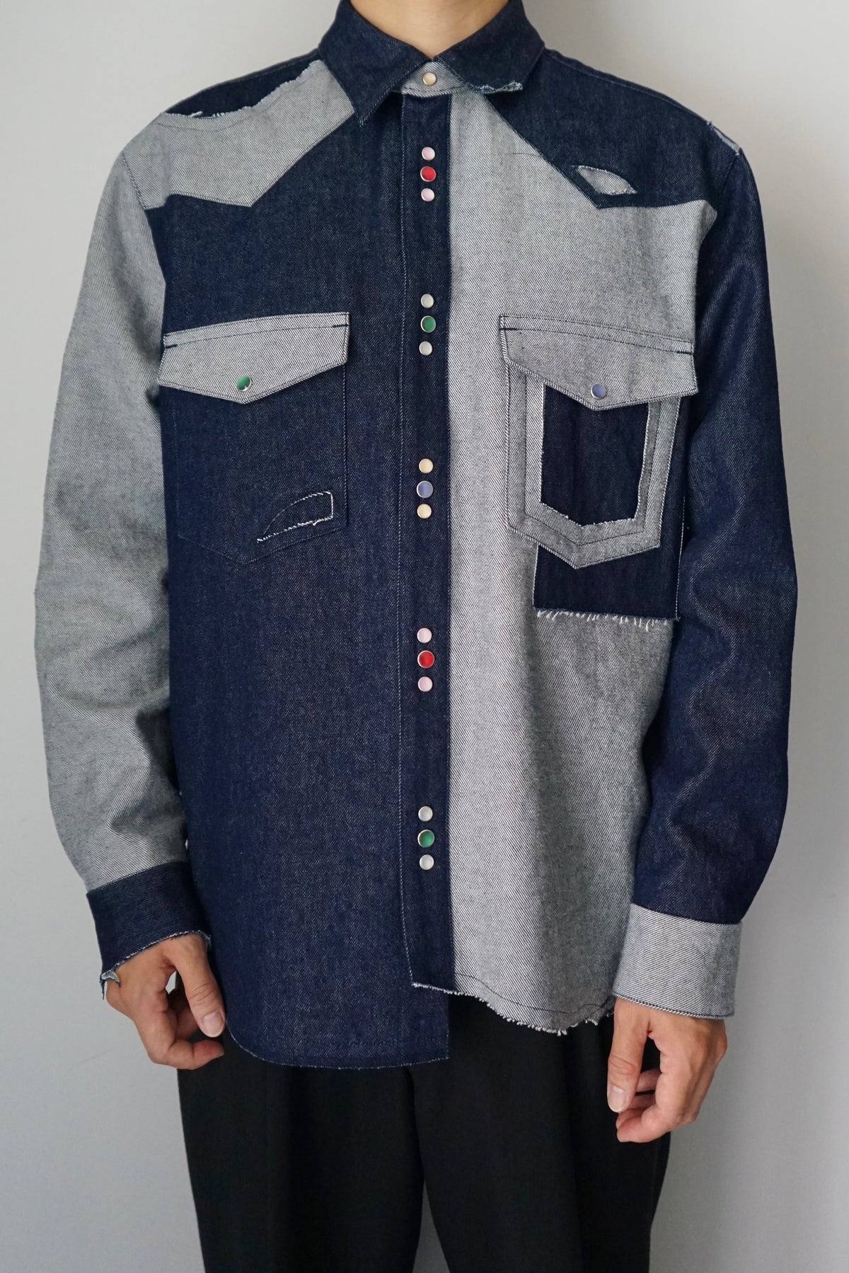 【SHOTAHIYAMA】12.5 OZ DENIM CRAZY WESTERN SHIRT