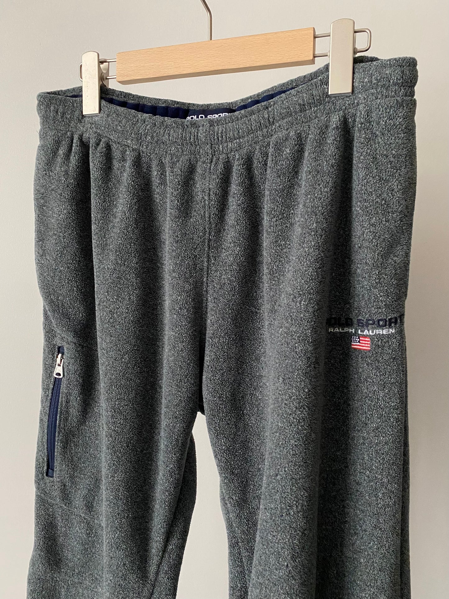 "RALPH LAUREN" Fleece pants made in USA