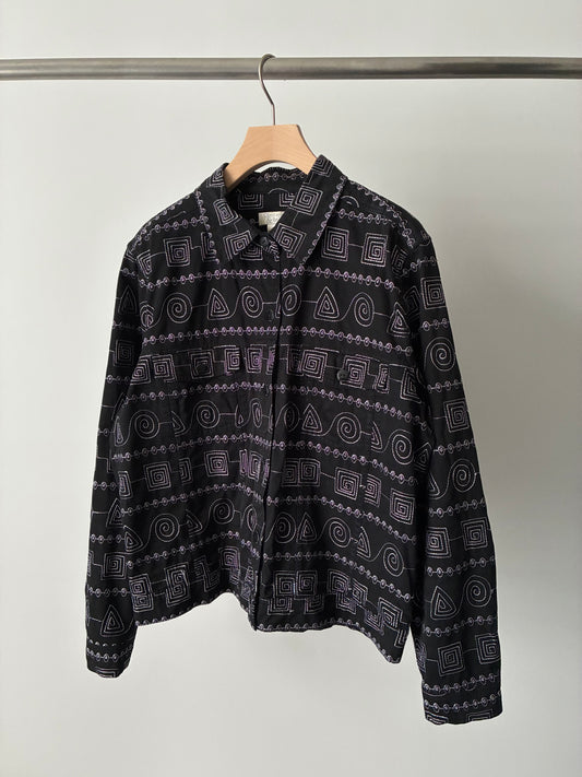 Silver embroidery jacket