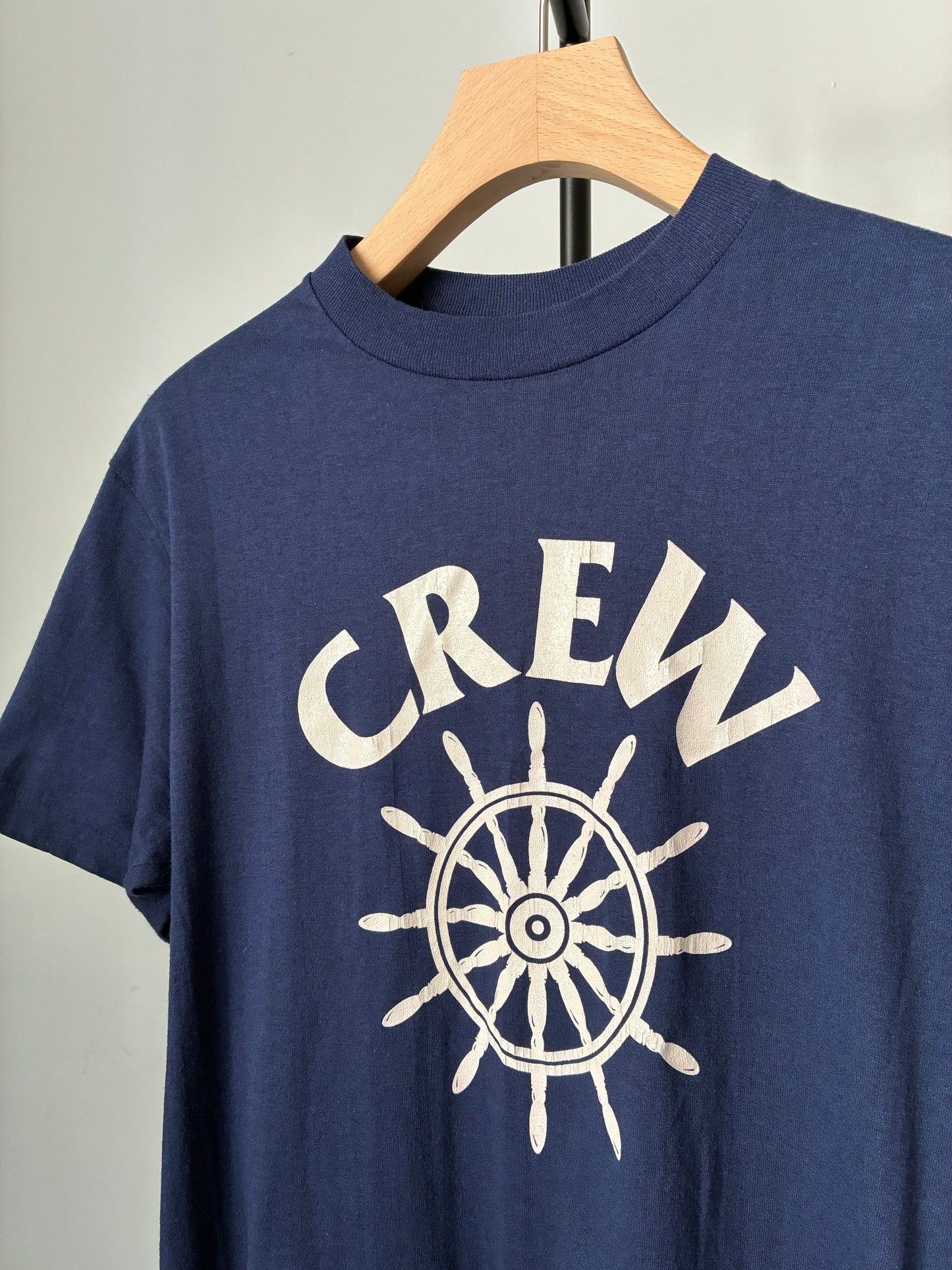 "CREW" steering wheel tee