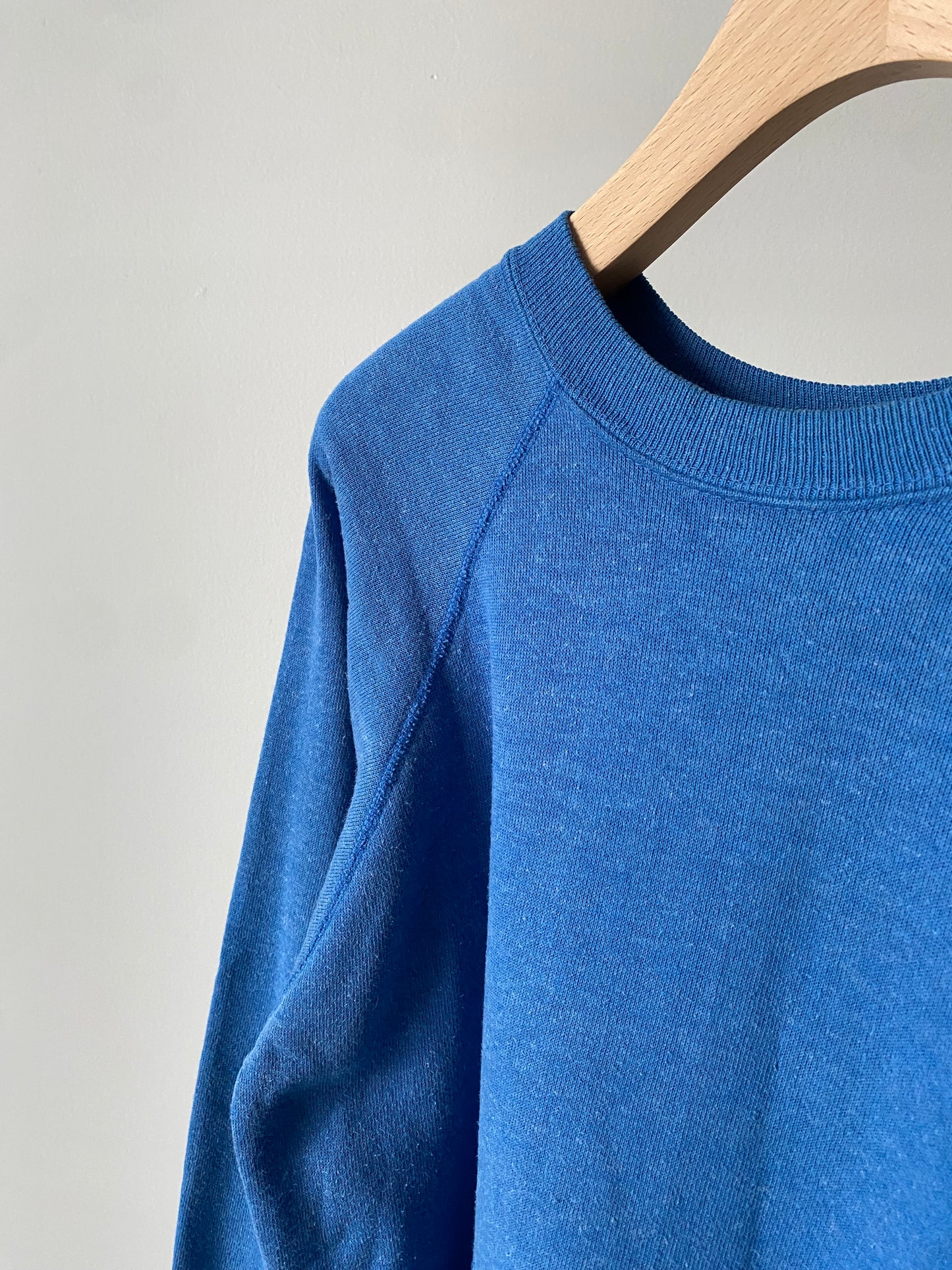 Sleeve print raglan sweat