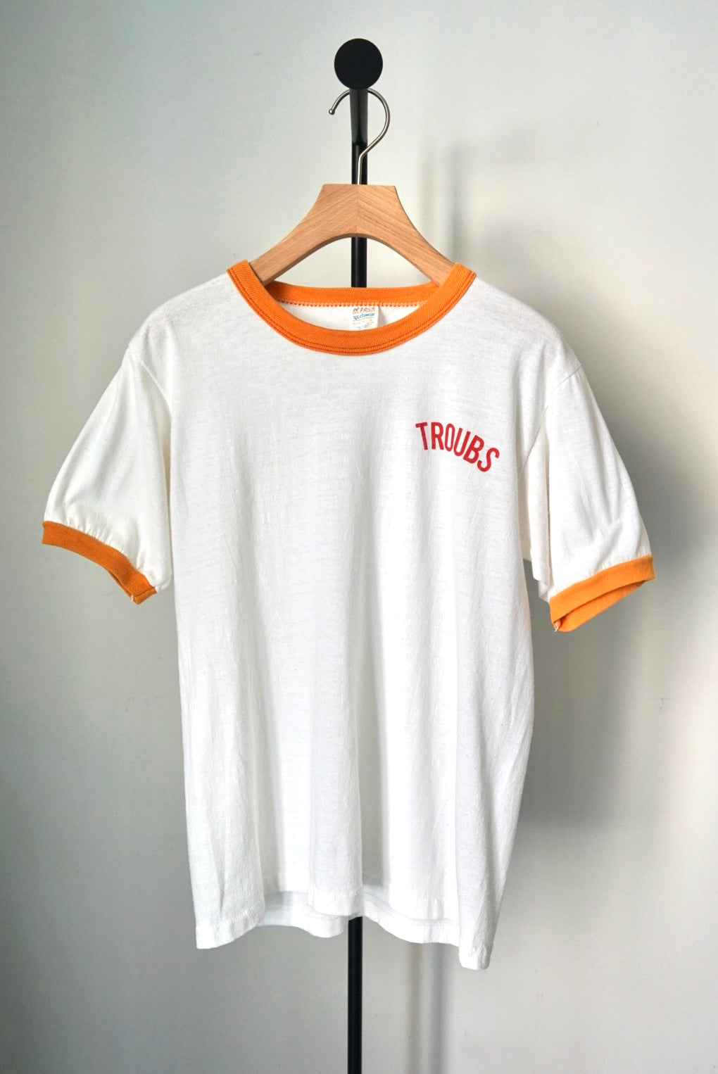 70-80's "TROUBS" ringer tee