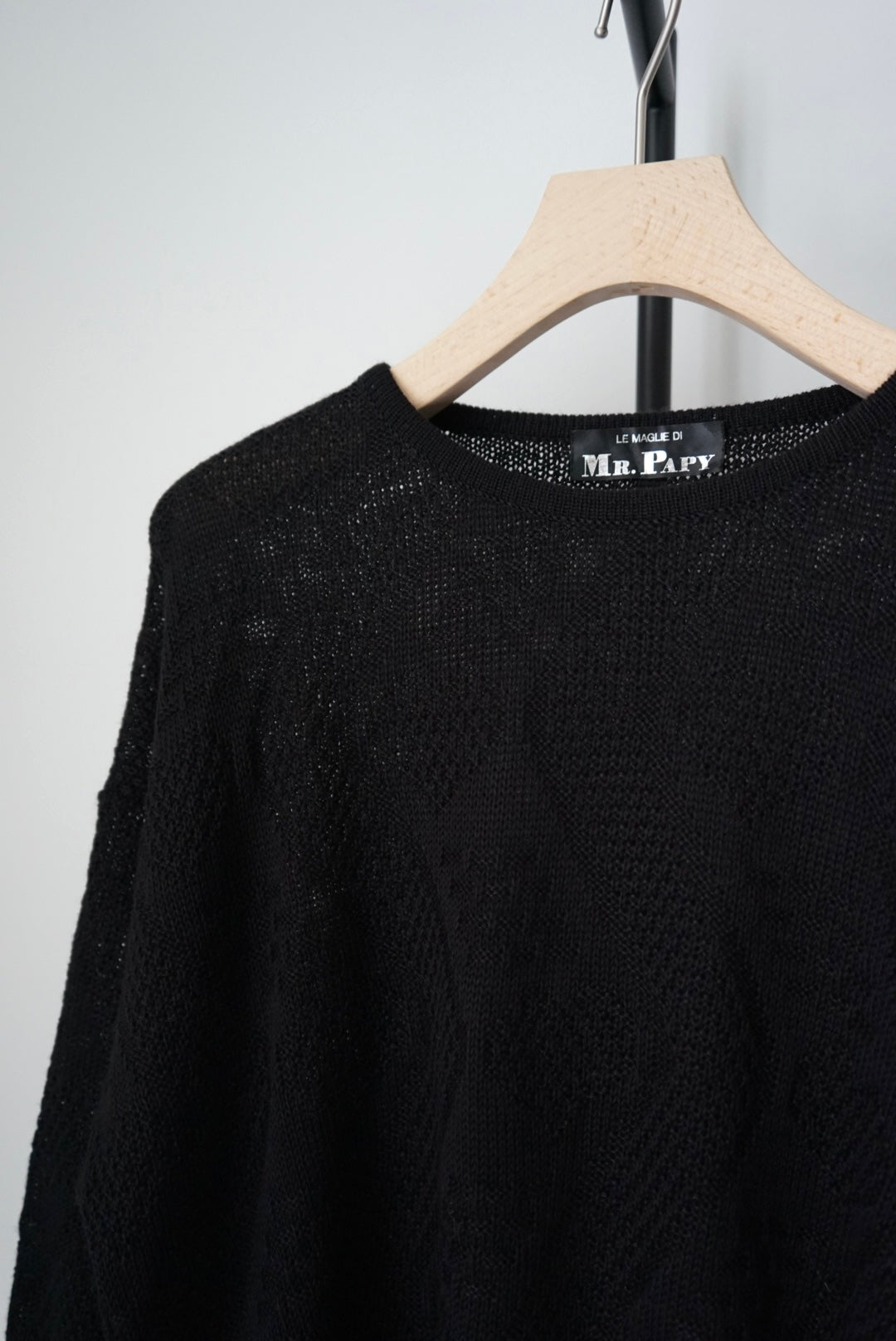 Pattern pullover knit