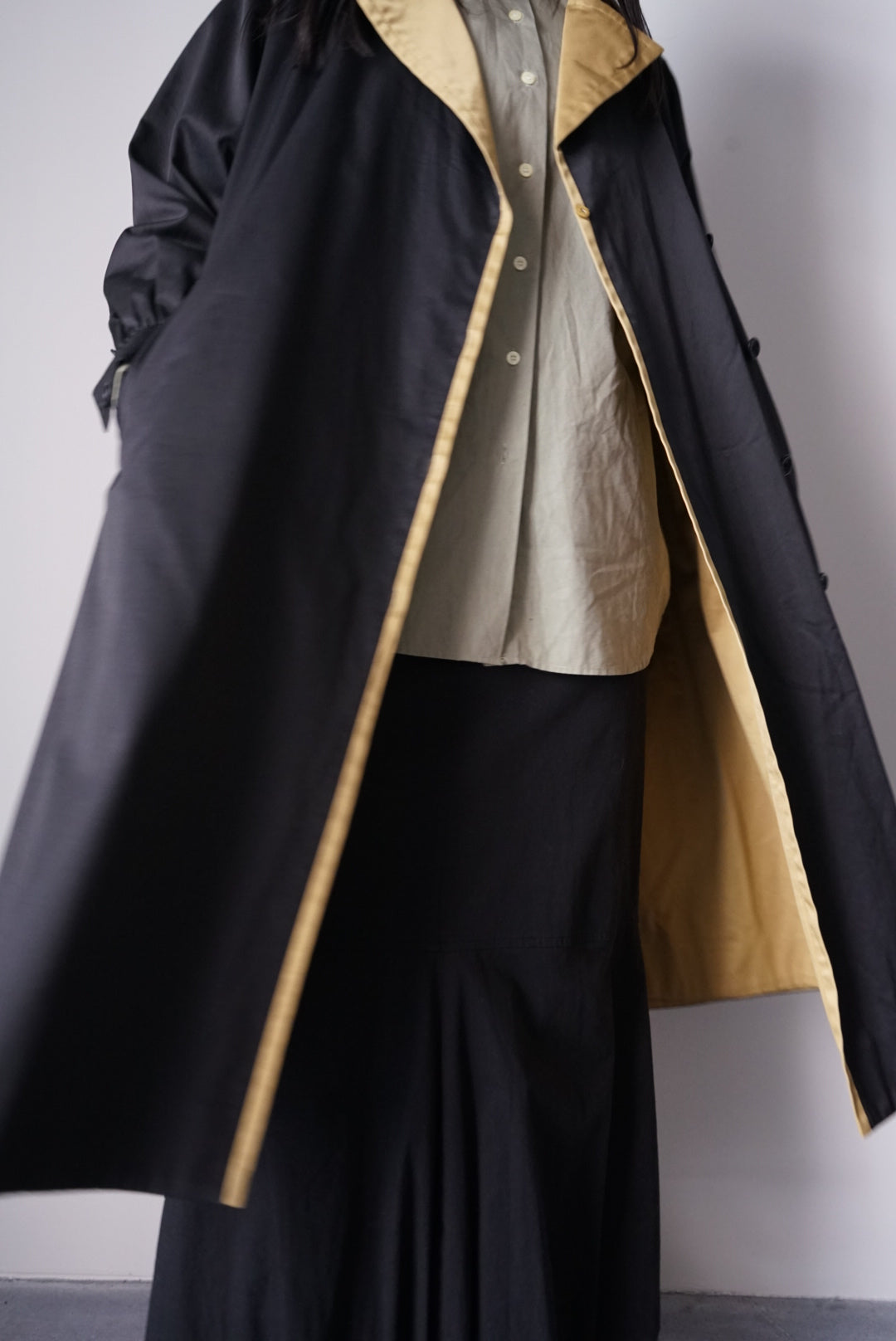 "Yves saint laurent" piping coat