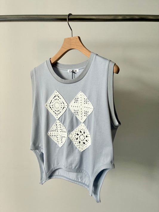 【tyn.TGOR】Crochet tank