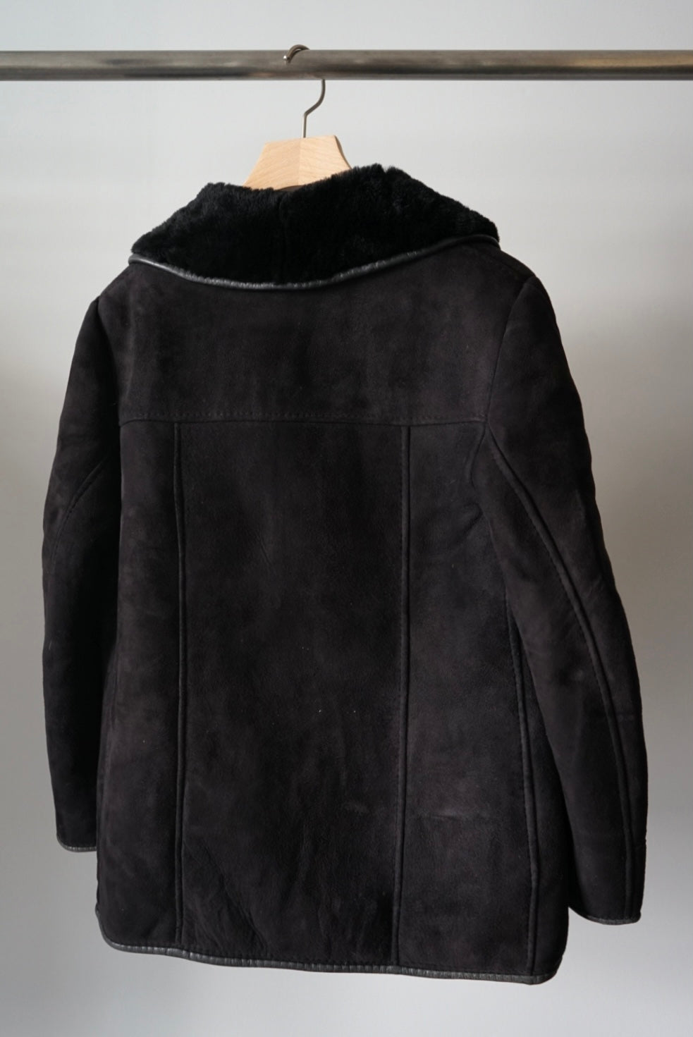 Sheep skin mouton jacket made in England