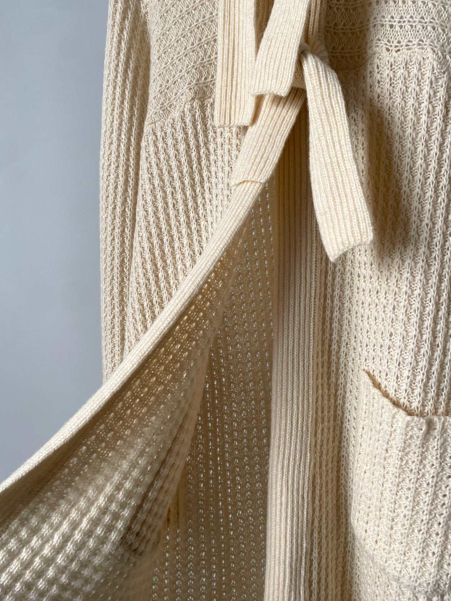 Foodie knit long cardigan made in France