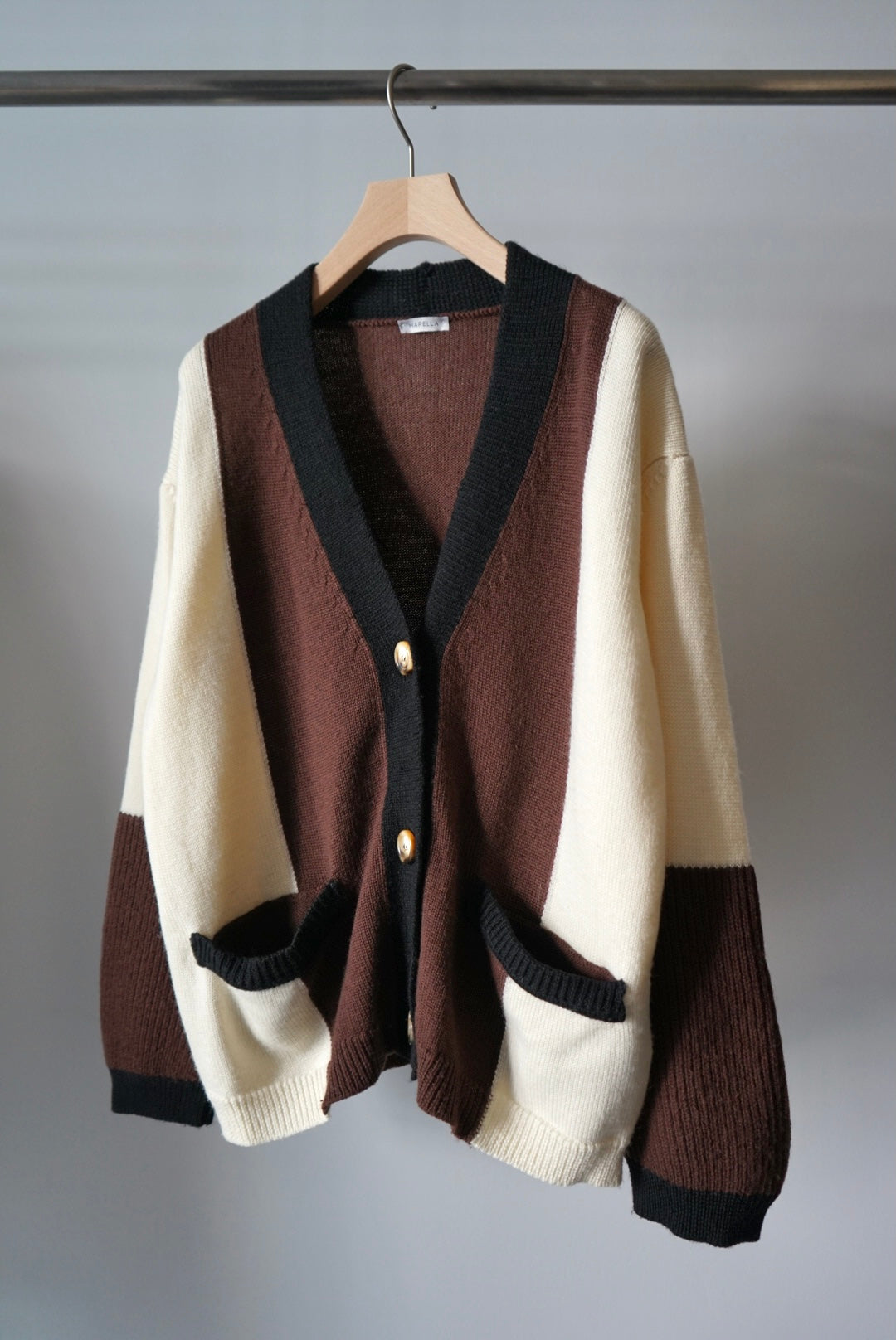 Multi color cardigan made in Italy