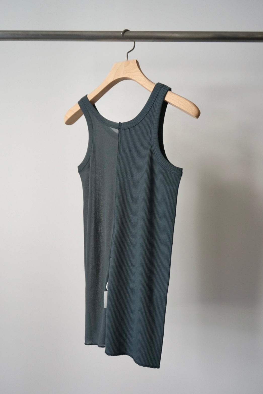 【HAKUJI】sheer/OG rib tanktop
