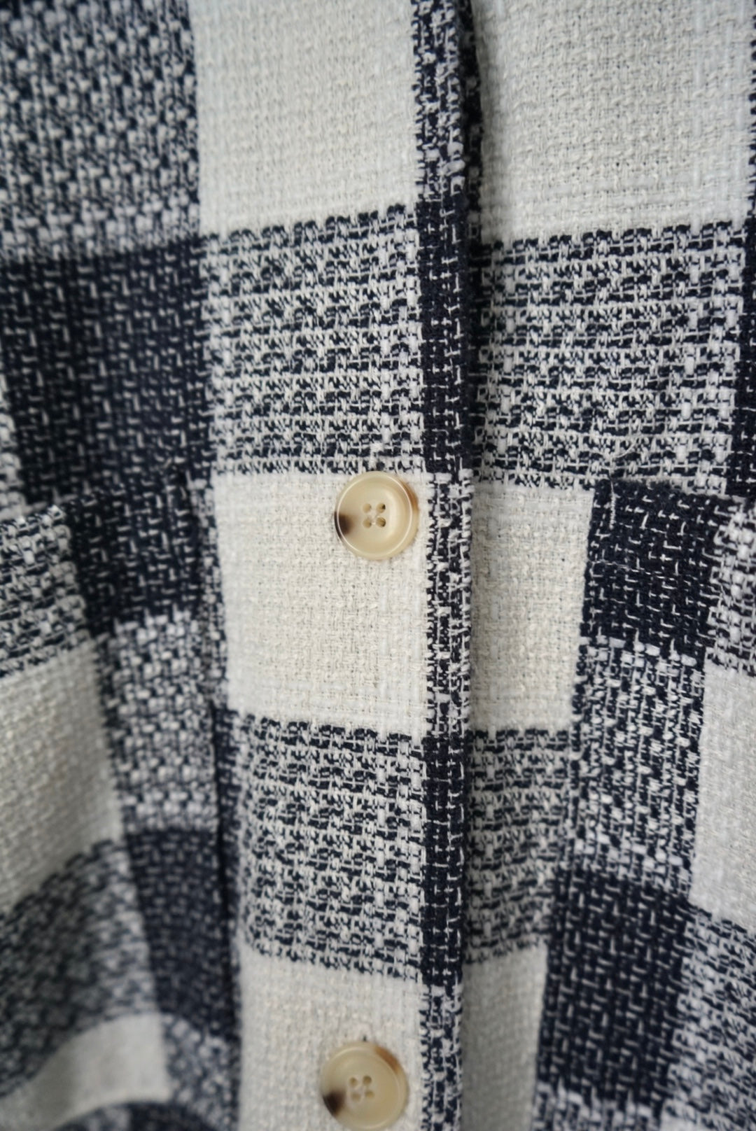 Woven check jacket