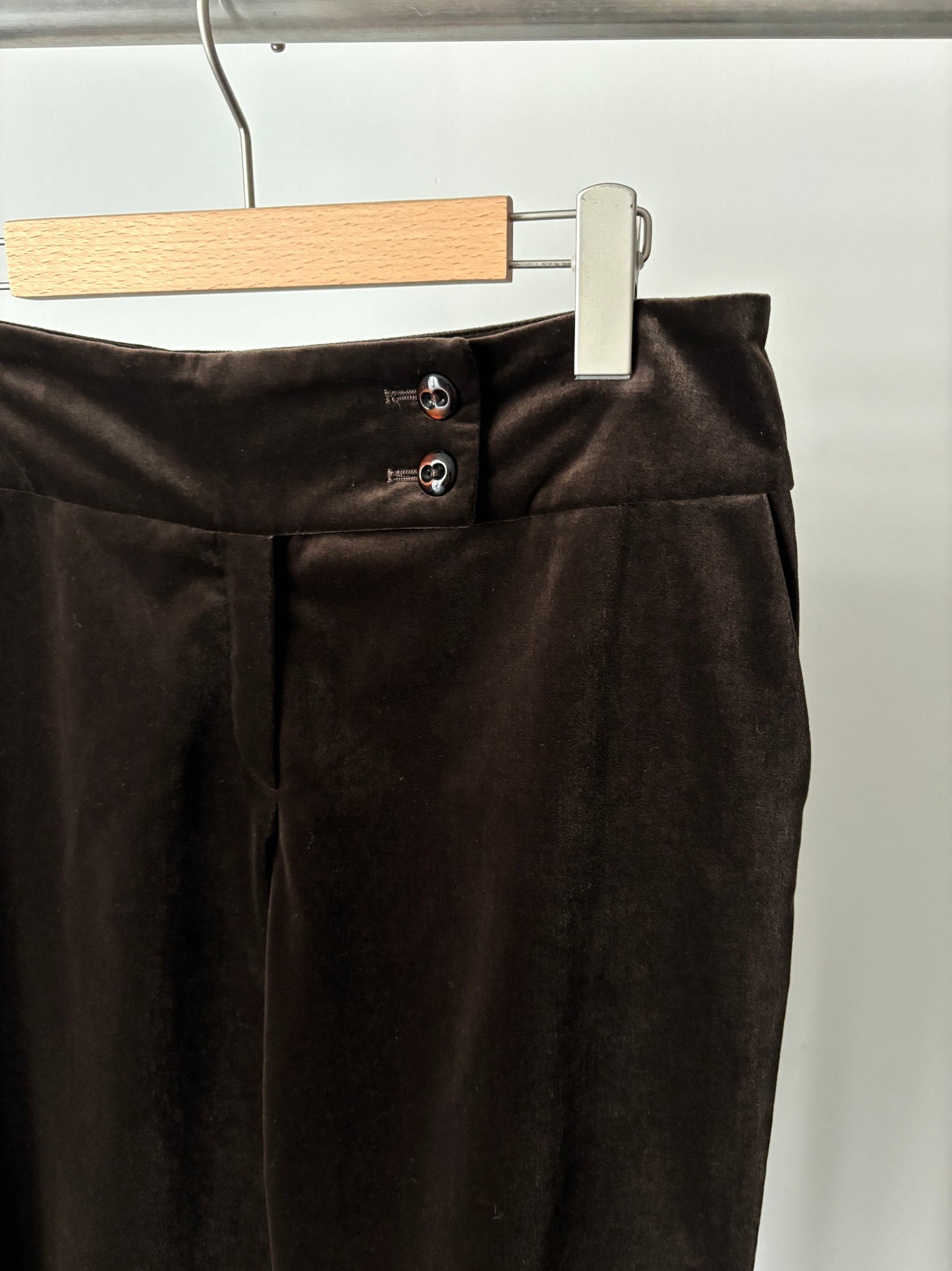 Velvet brown pants