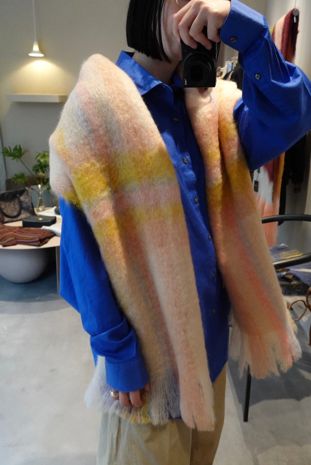 【MANTAS EZCARAY】SCARF TARTAN 224