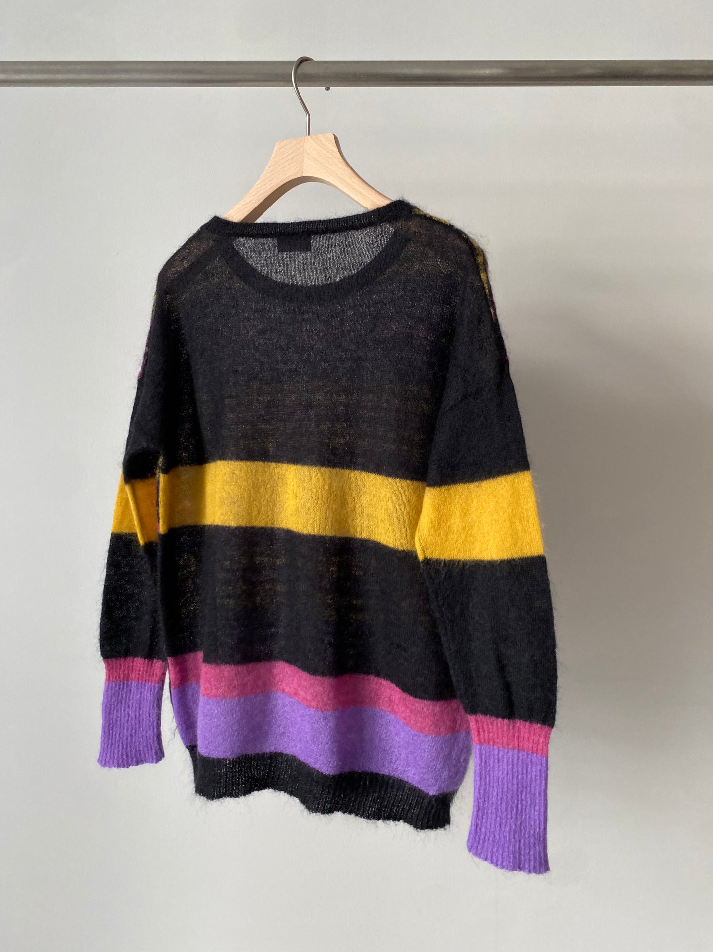 "HERNO" maybe mohair multi color knit