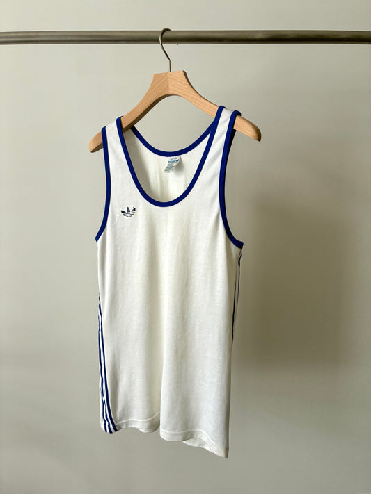 70's "adidas" ventex bicolor tank