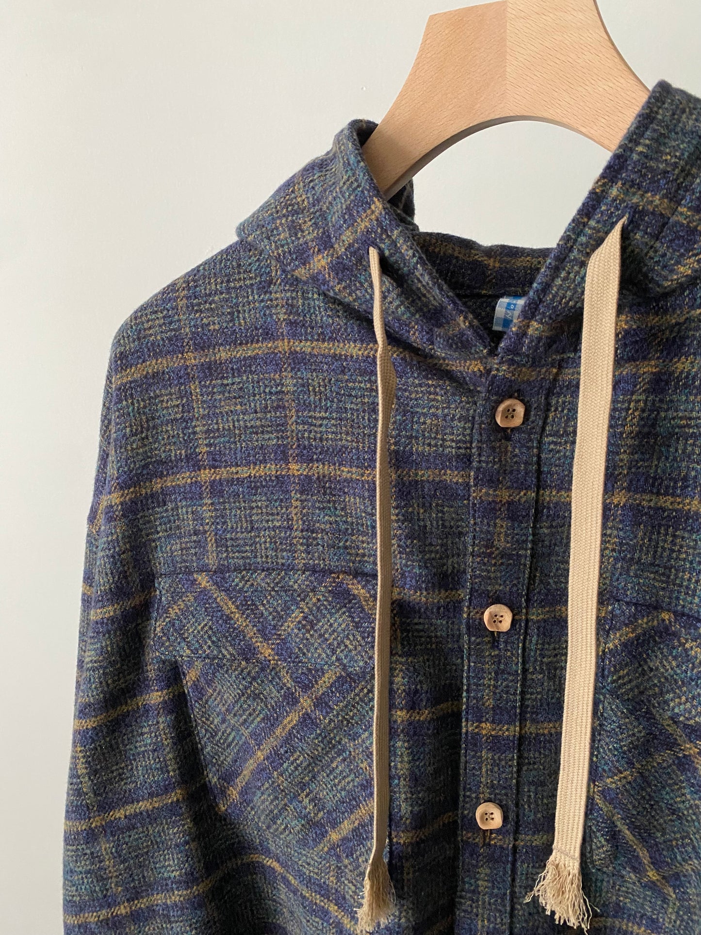 【SHOTAHIYAMA】hooded check shirt