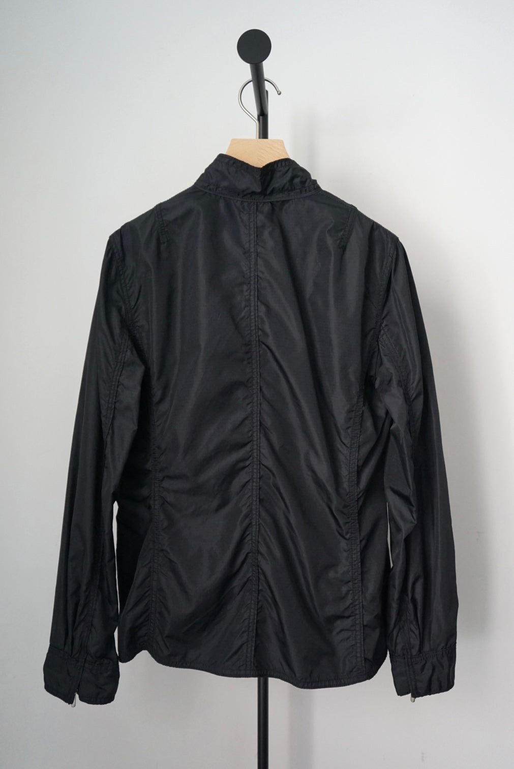 "CITY DKNY" double zipper design jacket