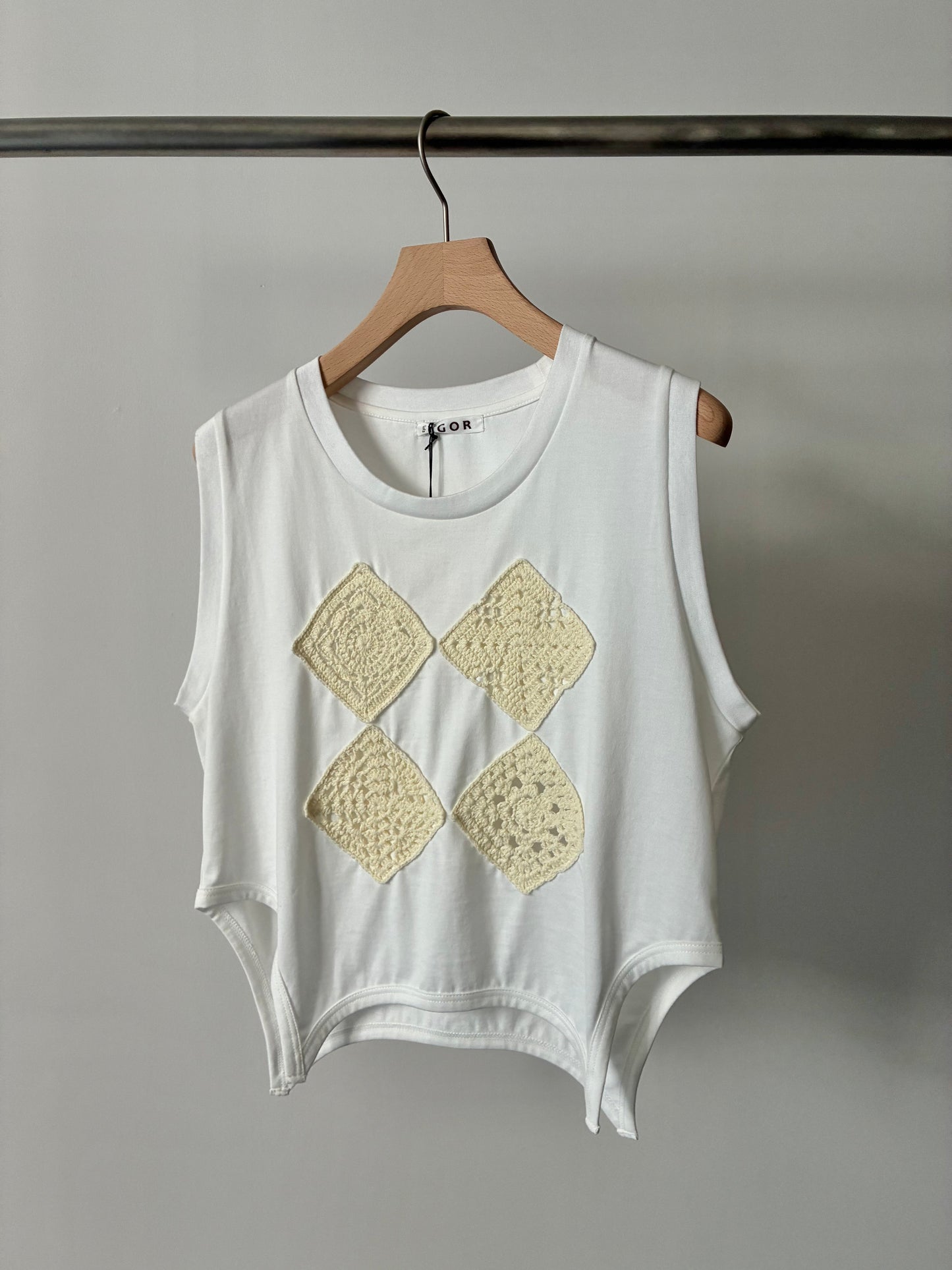 【tyn.TGOR】Crochet tank