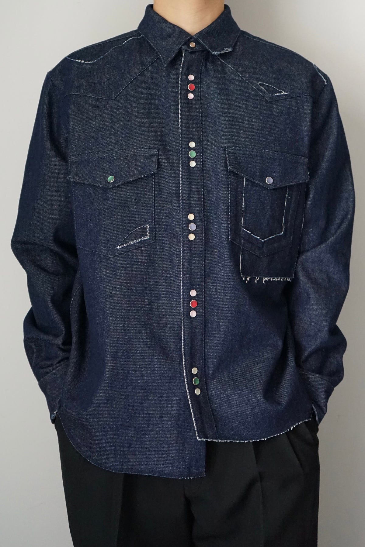 【SHOTAHIYAMA】12.5 OZ DENIM WESTERN SHIRT