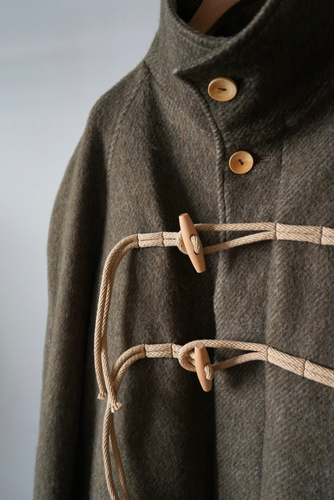 【SHOTAHIYAMA】  STAND COLLAR LOOSE WOOL COAT