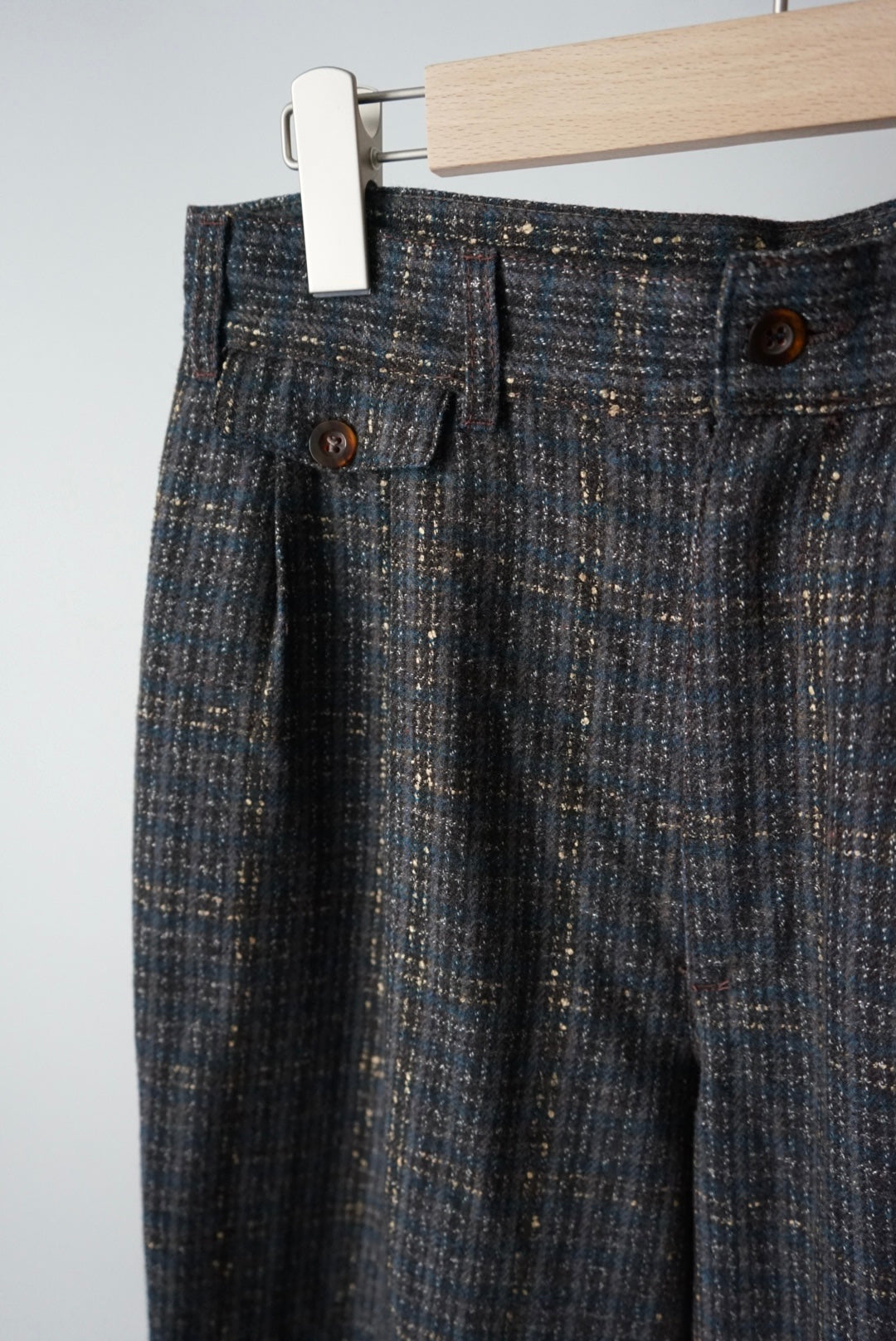 Euro kasuri check pant