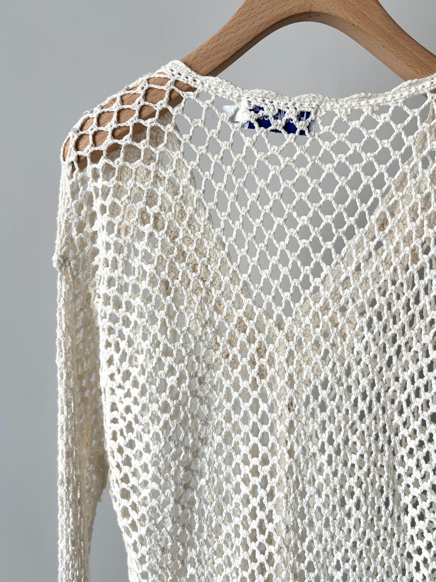 Flower crochet cardigan