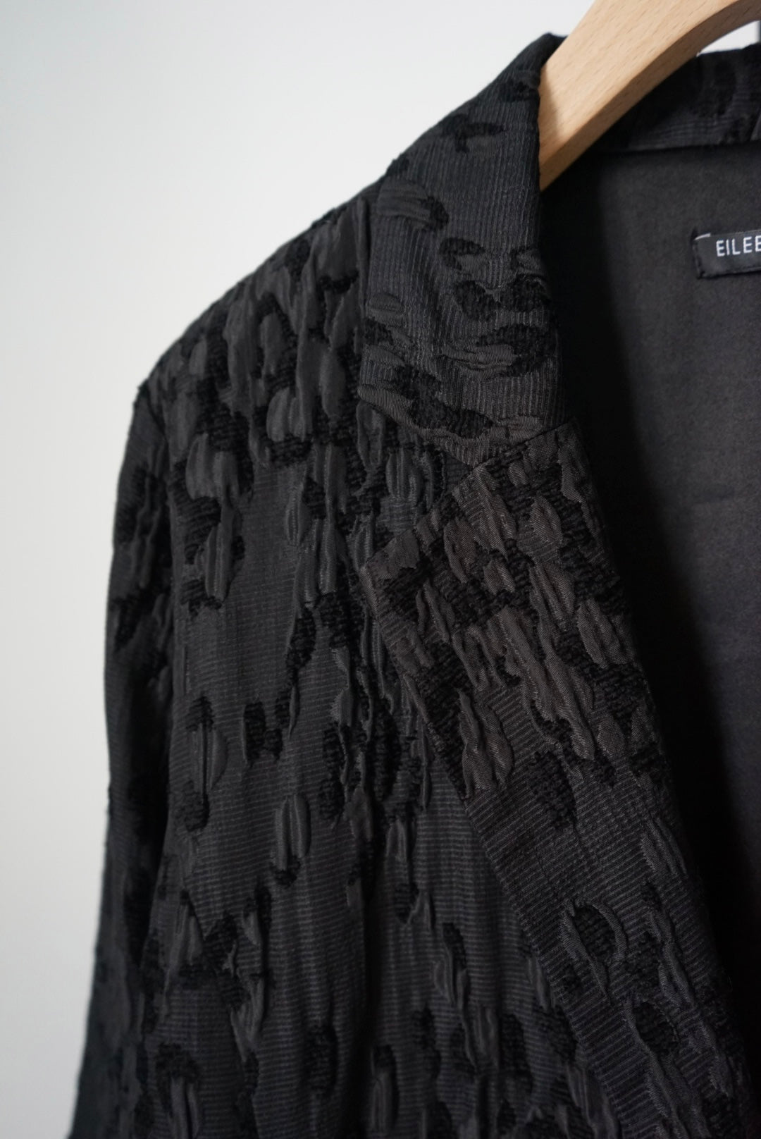 Silk chenille design fabric jacket