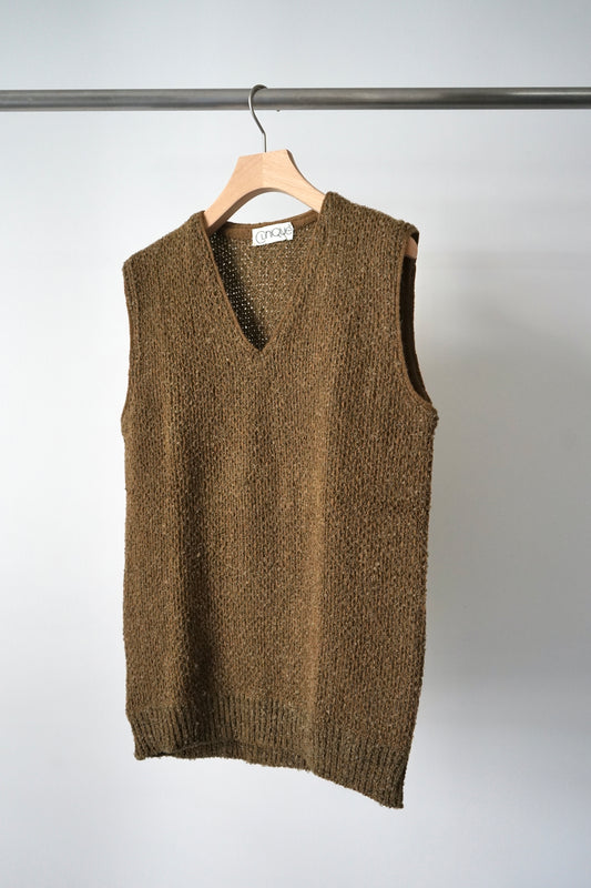 Euro alpaca mix knit vest